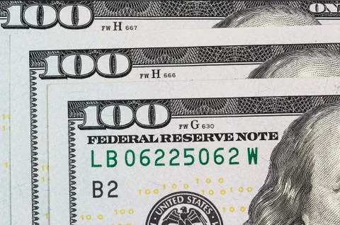 American dollars, a background Stock Photos
