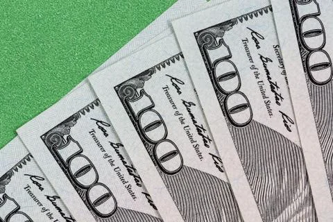 American dollars, a background Stock Photos