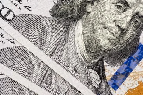 American dollars, a background Foto stock