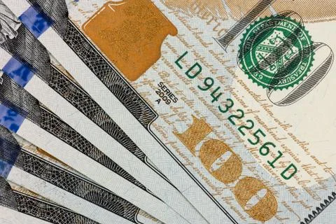 American dollars, a background Stock Photos