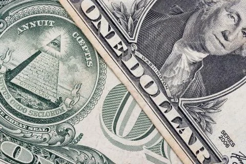 American dollars, a background Foto stock