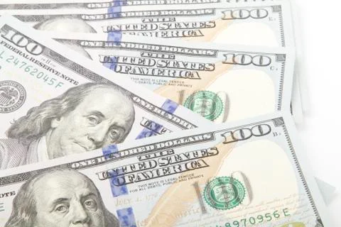 American dollars background. Stock Photos