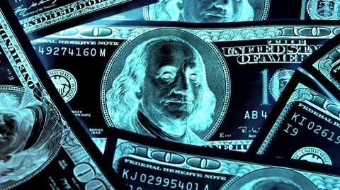 American dollars Video stock 8995779