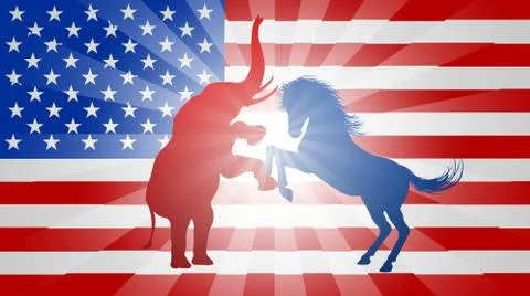 American Election Concept イラスト素材