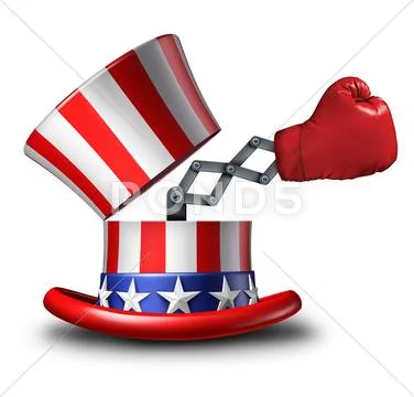 American Election Strategy Stock Illustration