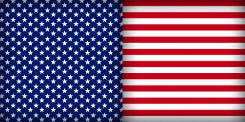 American elections vote seamless patterns set. collection of patterns with Stock Illustration