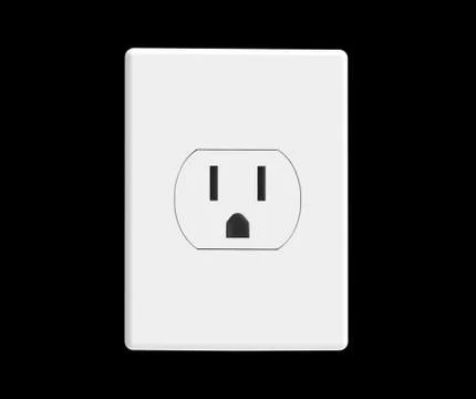 American Electric Socket Иллюстрация