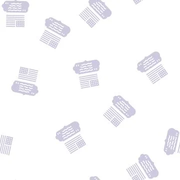 American english glyph seamless pattern Illustrazione stock