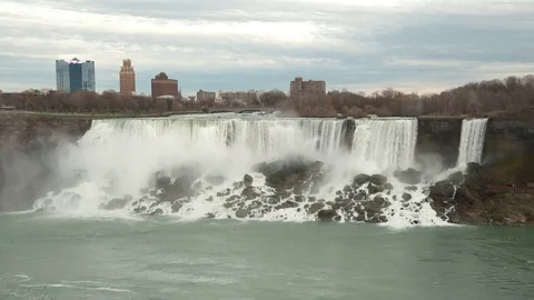 The american falls, niagara falls Stock Footage 84189293