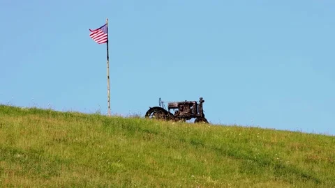 American Farming Pride Stock Footage 215909428