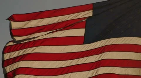 American Flag 023212 Stock Footage 8909417