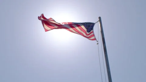 American Flag 1080p Stock Footage 276720376