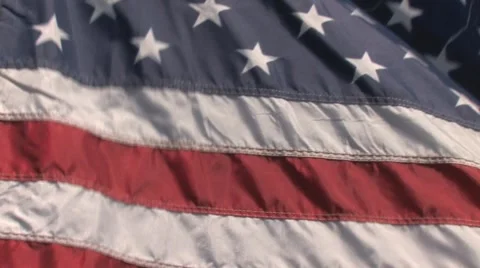 American Flag 3 Stock Footage 5088592