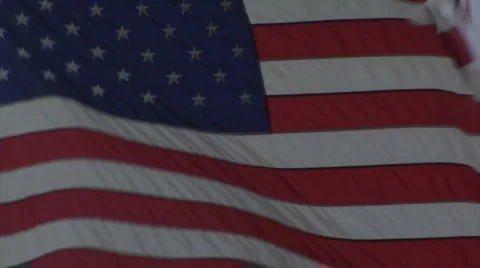 American Flag 5 스톡 동영상 1055590