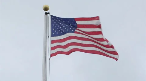 American Flag 6 스톡 동영상 1055552