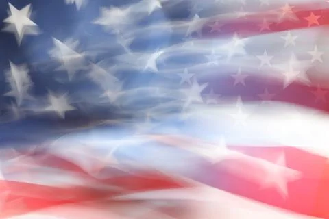 American flag abstract background Stock Illustration