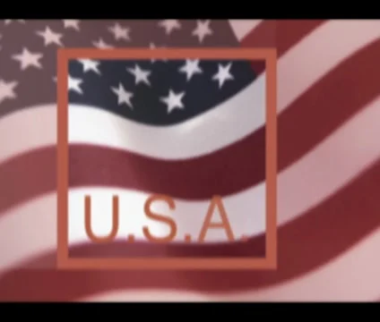 American flag animation 스톡 동영상 7760783