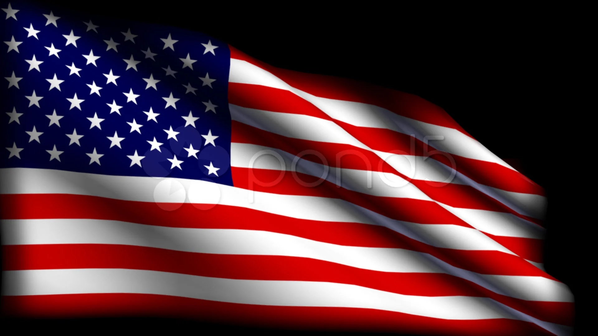 American Flag Animation HD | Stock Video | Pond5