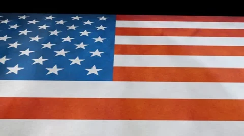 American Flag Animation outward Stock Footage 5186487