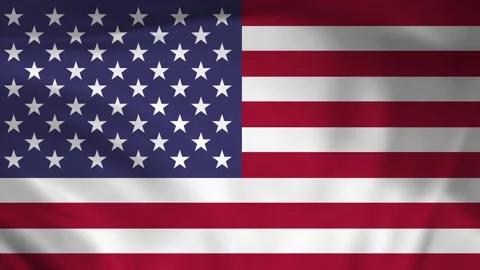 American flag animation wave 4k. Stock Footage 245143545