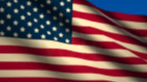 American flag animation with the word "Vote" Stock Footage 59731316