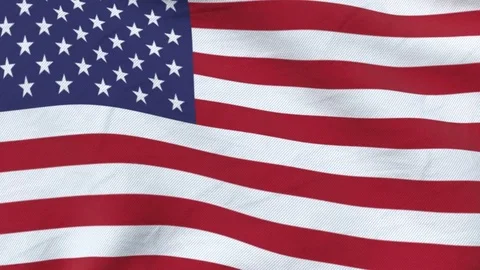 American Flag Background (Animated) Stock Footage