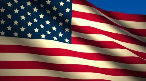 American flag background Stock Footage 59731413