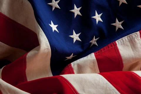 An american flag background Stock Photos