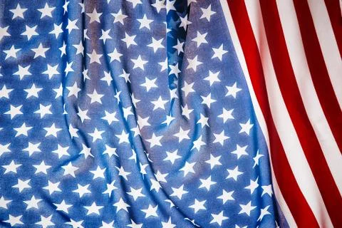 American flag background Stock Photos
