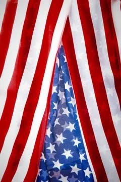 American flag background Stock Photos