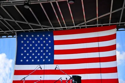 American Flag Background Foto stock