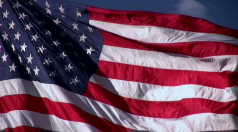 American Flag Close Up 動画素材 559863