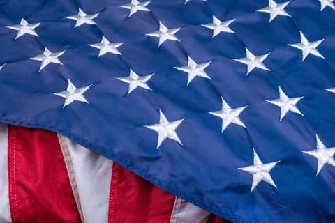 American flag close up Foto stock