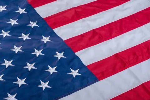 American flag close up Stock Photos