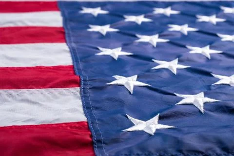 American flag close up Stock Photos