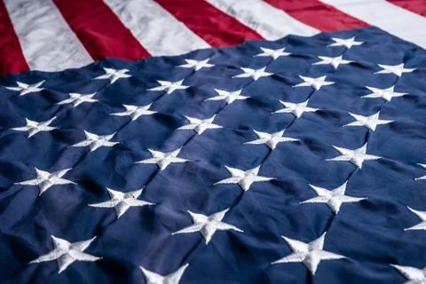 American flag close up Stock Photos
