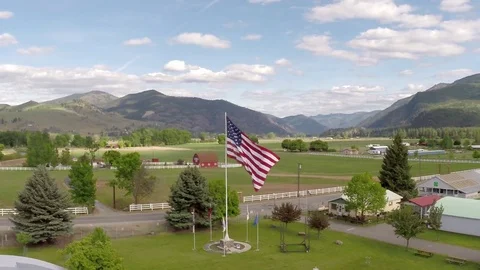 American flag by dwking Video stock 81412201