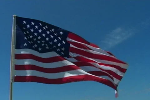 American Flag 스톡 동영상 136923