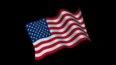 American Flag 스톡 동영상 152024