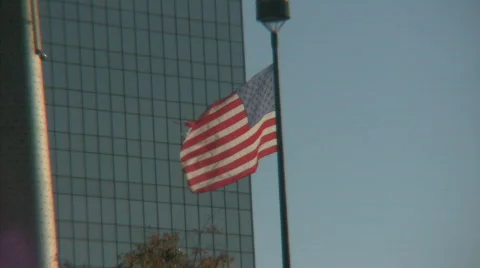 American Flag Stock Footage 284997