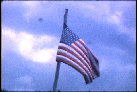 American Flag Stock Footage 356562