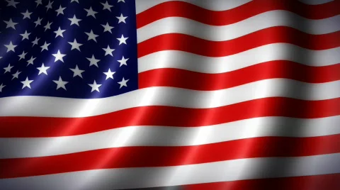 American flag Stock Footage 509906