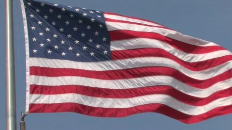 American Flag 스톡 동영상 514197