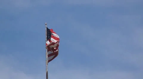 American flag Stock Footage 2205621