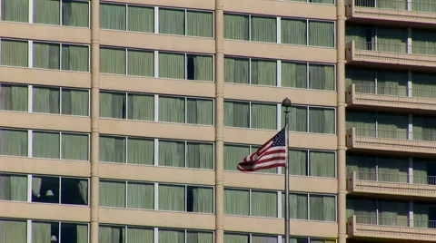 American Flag Vídeos de archivo 3302521