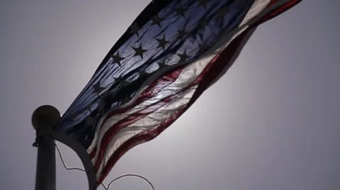 American Flag Stock Footage 6557380