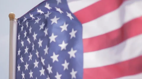 American Flag Stock Footage 6573481