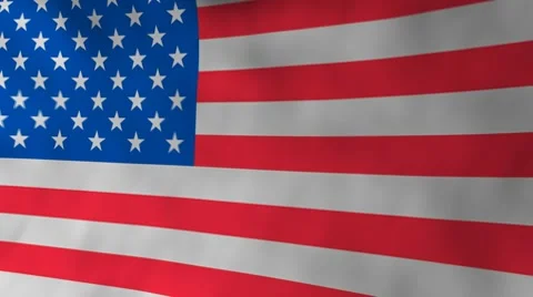 American Flag Video stock 8653962