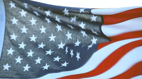 American flag Video stock 8981753