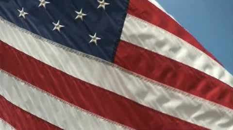 American Flag Video stock 11024083